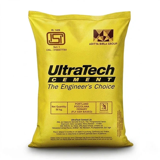 Ultratech PPC Cement, 50 Kg Bag