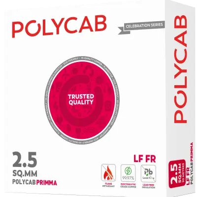 Polycab Primma (LF FR) 1.5 SQ MM to 6 SQ MM Wires