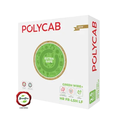 Polycab Green Wire+ (HR FR - LSH LF) 1 SQ MM to 6 SQ MM Wires