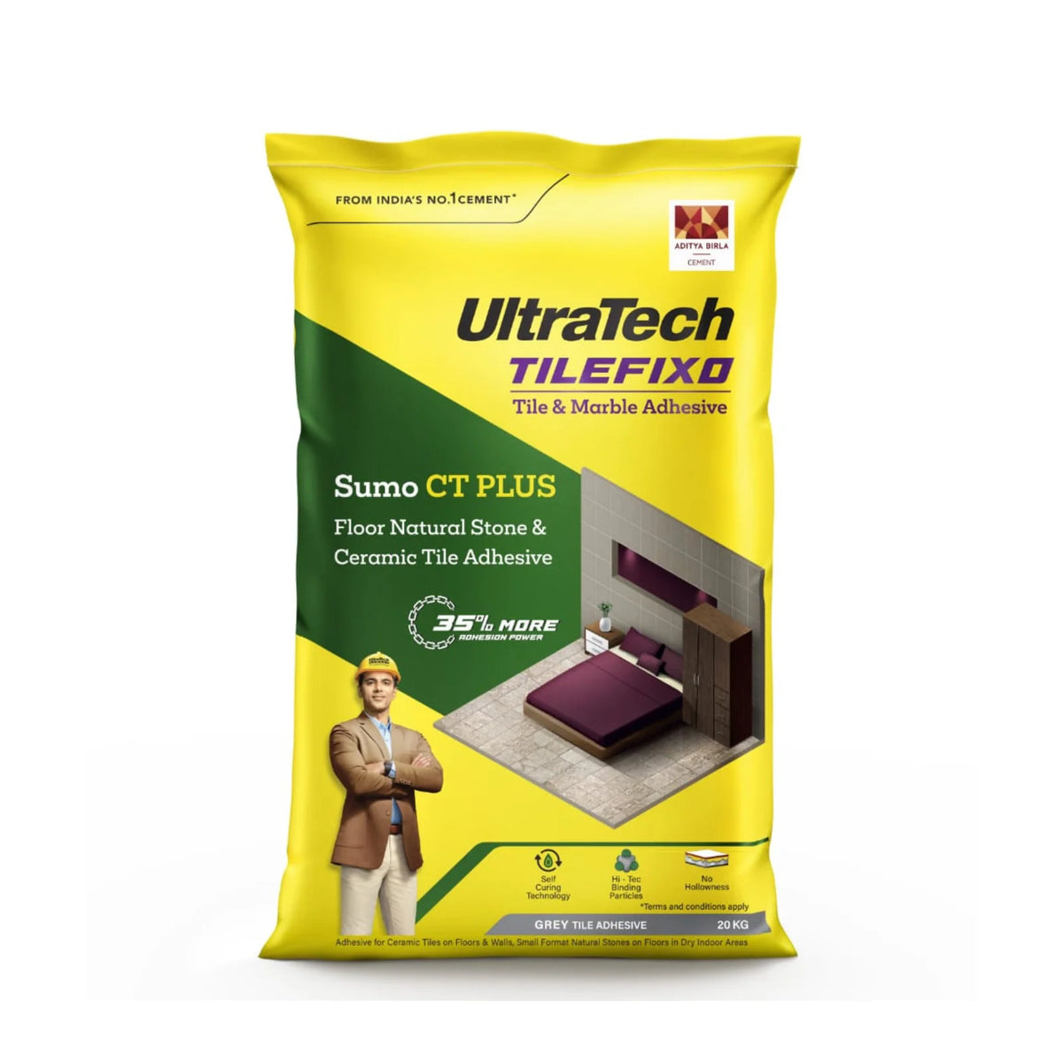 UltraTech Aquamarine Sumo CT Plus Grey 20kg