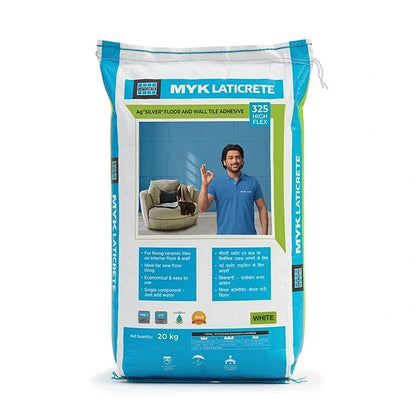 MYK Laticrete 325 High Flex Tile & Stone Adhesive, Grey, 20 Kg Bag