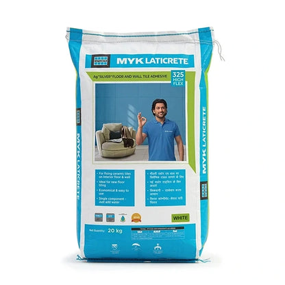 MYK Laticrete 325 High Flex Tile & Stone Adhesive, White, 20 Kg Bag