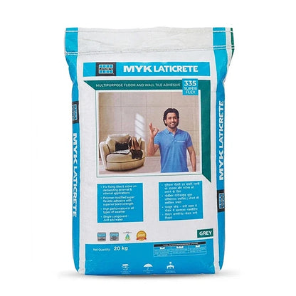 MYK Laticrete 335 Super Flex Tile & Stone Adhesive, Grey, 20 Kg Bag