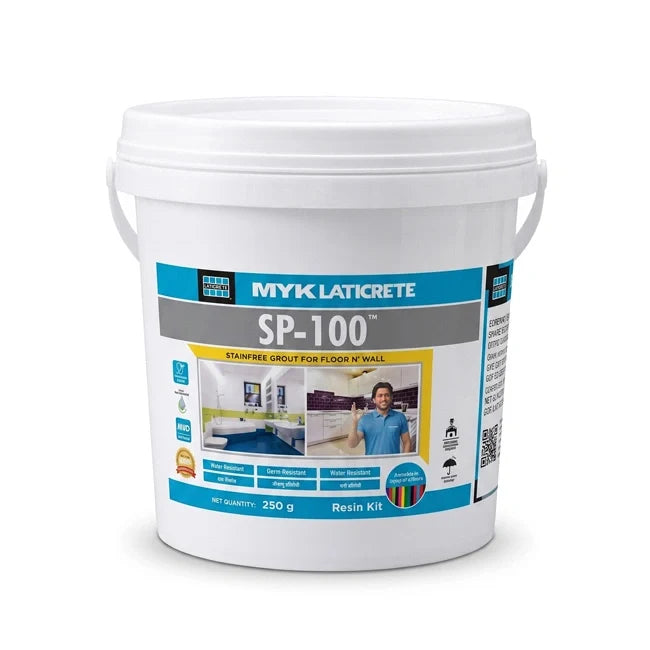 MYK Laticrete SP-100 Epoxy Tile Grout, Resin + Hardener Bucket, 250 gm