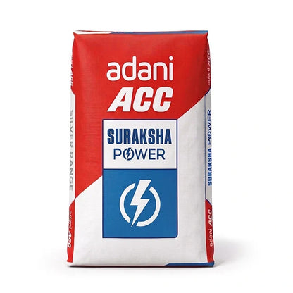 Adani ACC Suraksha Power PPC Cement, 50 Kg Bag