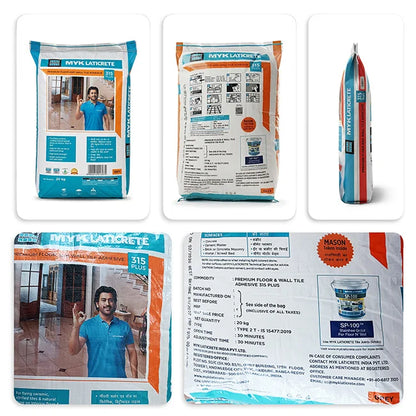 MYK Laticrete 315 Plus Tile Adhesive, Grey, 20 Kg Bag