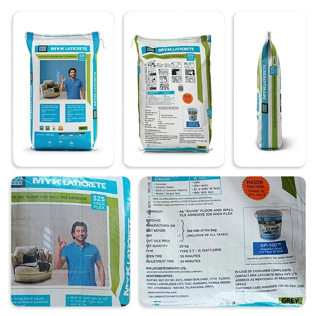 MYK Laticrete 325 High Flex Tile & Stone Adhesive, Grey, 20 Kg Bag