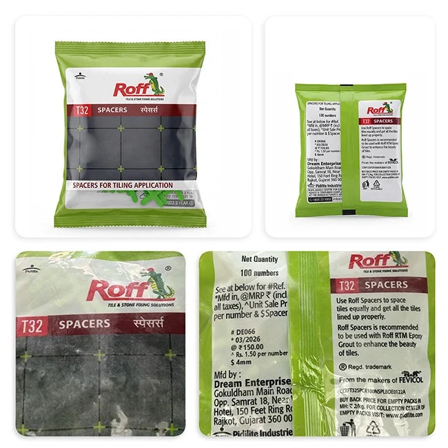 Roff Tiles Spacer, 100 Nos, 1 Pack