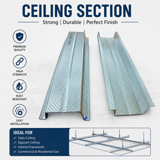 Expert Ceiling Channel ( C Channel / Patti) 8 Feet Long