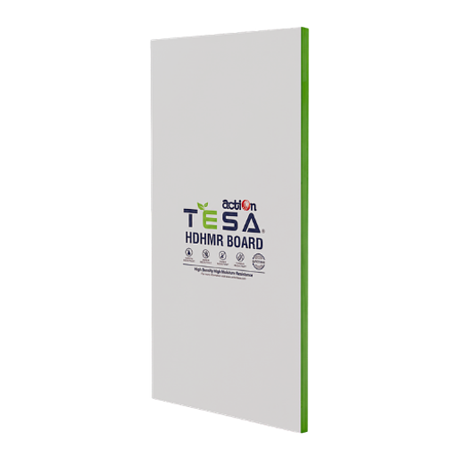 Action Tesa One Side Laminated HDHMR Board (White, 8'x4')