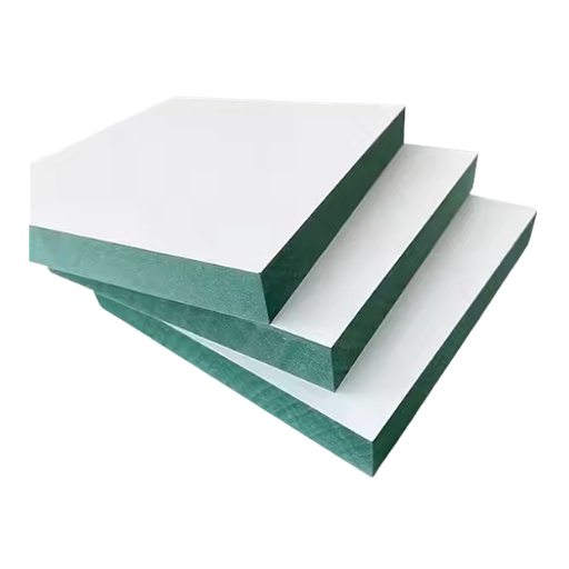 Action Tesa One Side Laminated HDHMR Board (White, 8'x4')