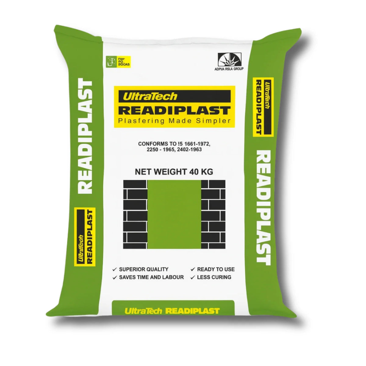 UltraTech Readiplast Ready Mix Plaster 40kg