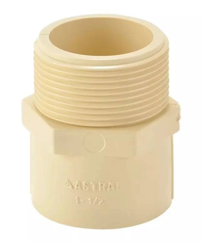 Astral CPVC PLAIN MALE THREADED ADAPTER